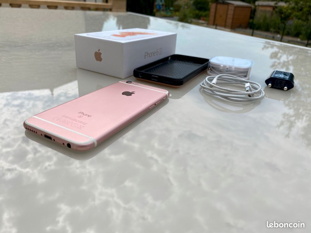 IPhone 6s rose 16GO avec accessoires (image 7)