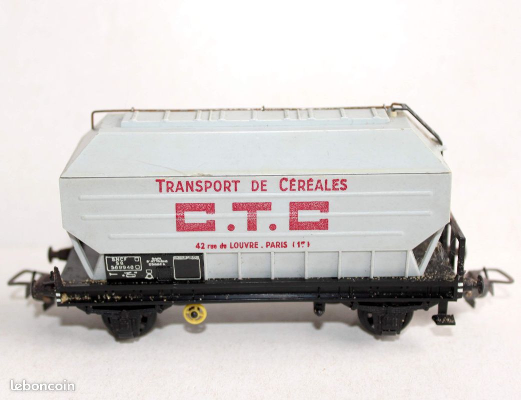 TRIX ref 24500/2 HO - Trémie céréalière MONFER ep IV FS - TRIX