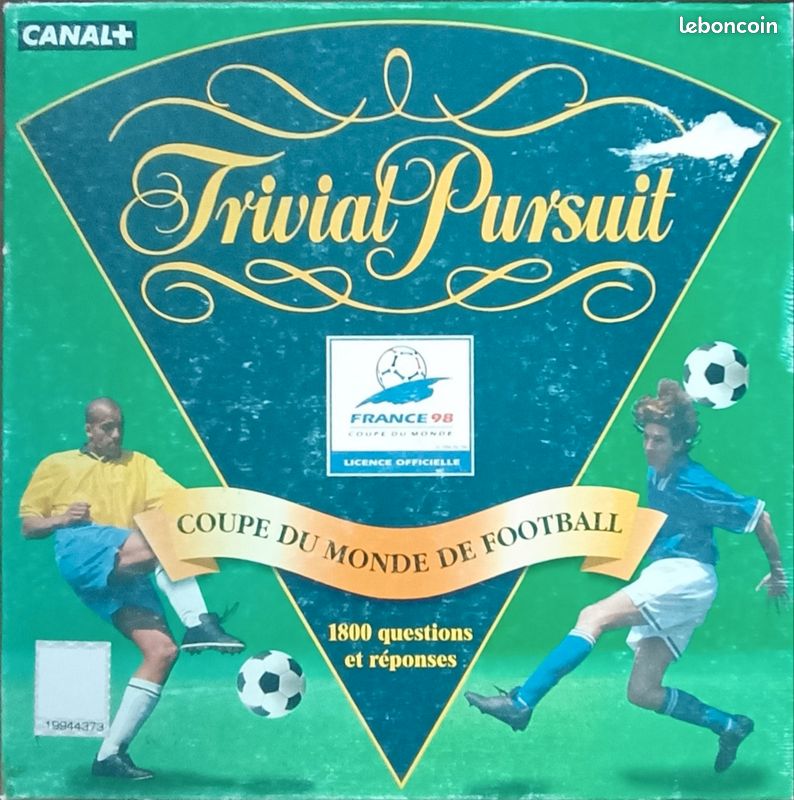 Jeu De Société Trivial Pursuit Édition Coupe Du Monde De Football - Complet Et En Très Bon état