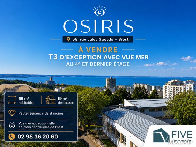 Appartement 3 pièces 66 m² · à Brest · 66 m² · 305 538 €
