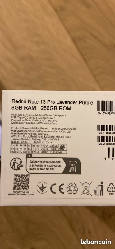 Xiaomi redmi note 13 pro neuf (image 4)