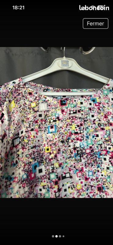 Chemisier lumineux neuf femme taille unique (image 2)