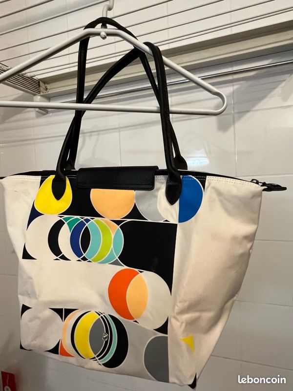 Sac pliage Longchamp Édition spéciale Sarah Morris (image 3)