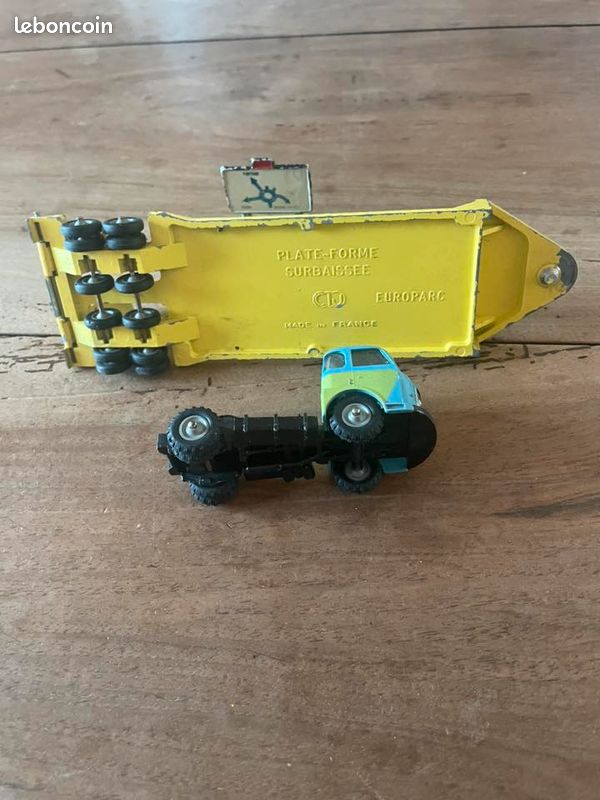 CIJ Saviem LRS Plateau Surbaissé - 1:43 - Excellent état D'origine - Boîte
