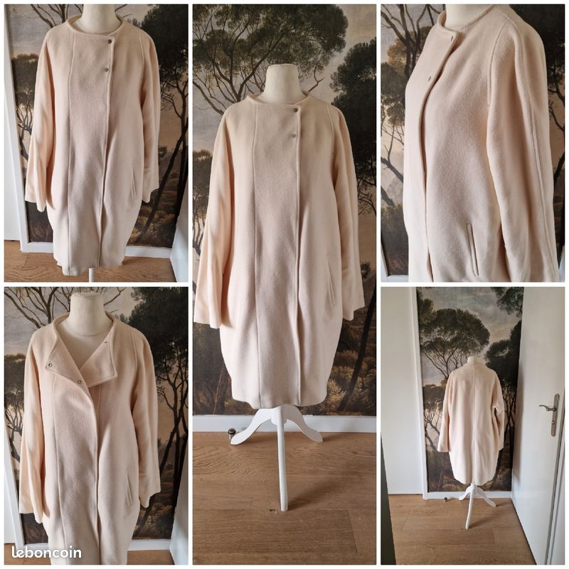 Manteau Gérard Darel laine et angora 46 (image 1)