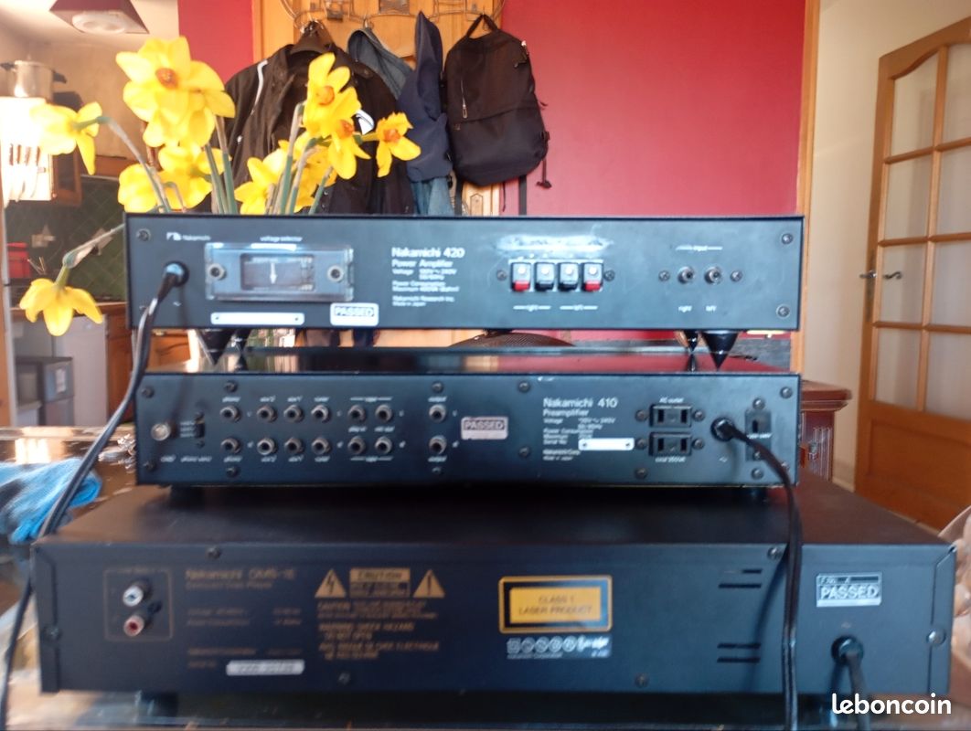 Ensemble audiophile NAKAMICHI Cd, Amplificateur, pré amplificateur (image 5)