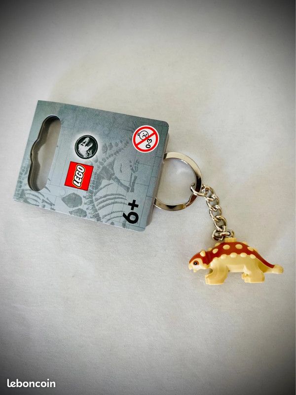 Porte-clés LEGO Jurassic World 854316 Bébé Ankylosaure Neuf