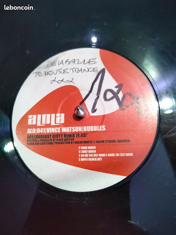 Vend vinyl 33T label alola 2002 (image 1)