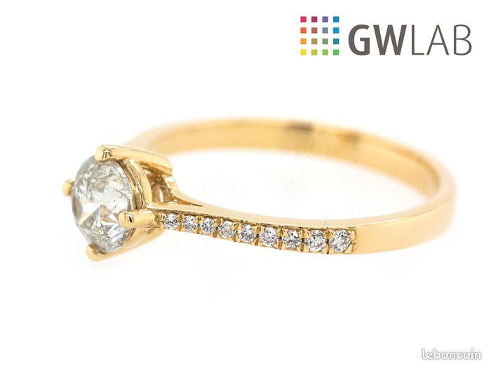 BAGUE neuve or et diamant 1000 Euros (image 2)