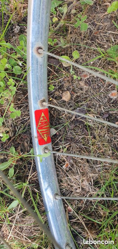 Paire De Jantes Vélo Vintage Mavic Sport – Aluminium – Pour Boyau – Occasion