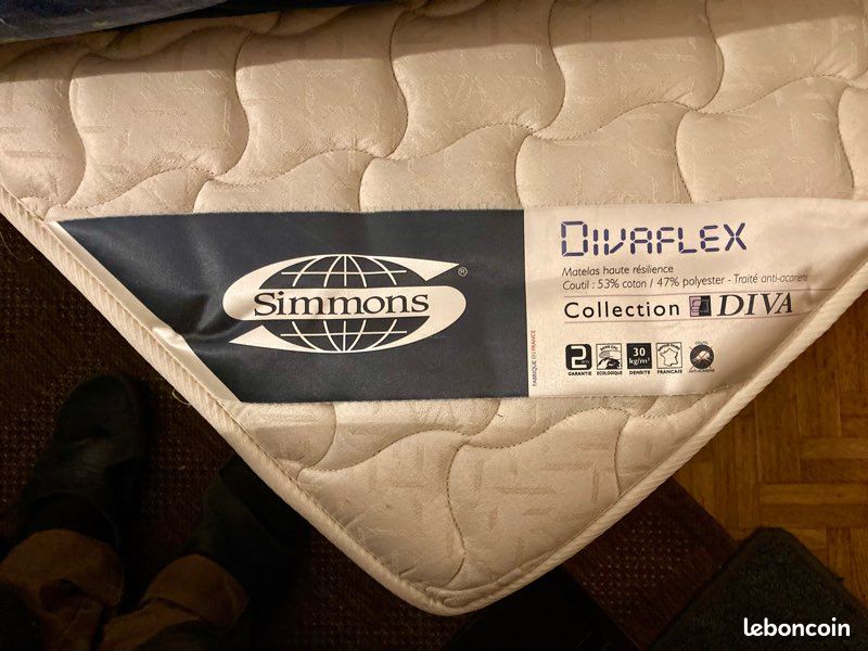Clic clac matelas Simmons Divaflex (image 2)