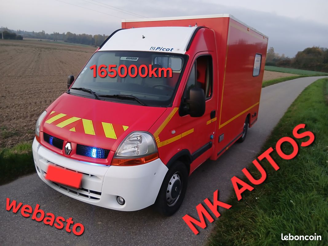 Master 2.5dci *120cv* caisse carré équipée aménagé isolation chauffage webasto mk autos (image 1)