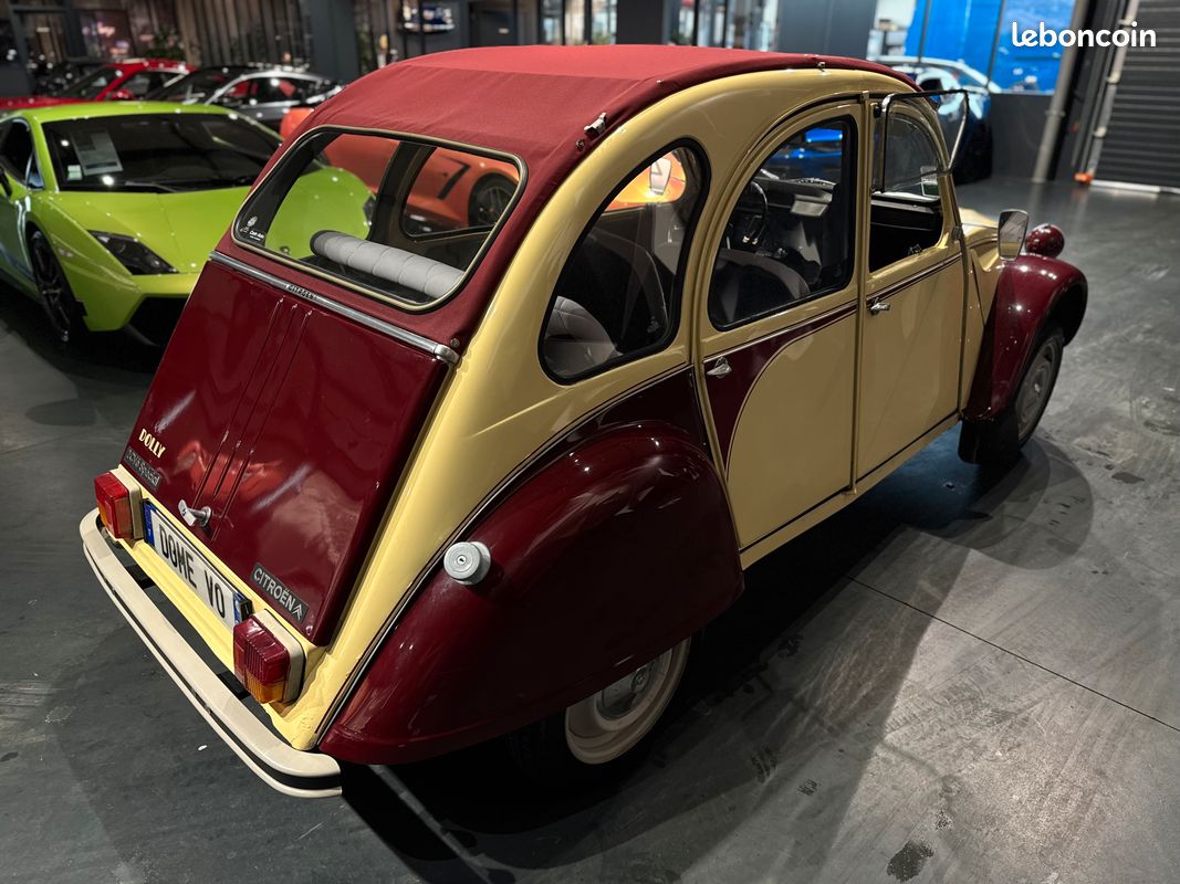 Citroën 2CV6 Special Look Dolly 602 29 CH BVM4 1984 Capote Tissu Peinture Bicolore 2Cv 2 CV a restaurer (image 3)