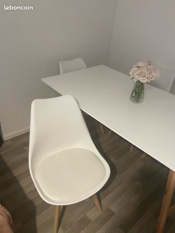 Ensemble de chaise et table extensible (image 3)
