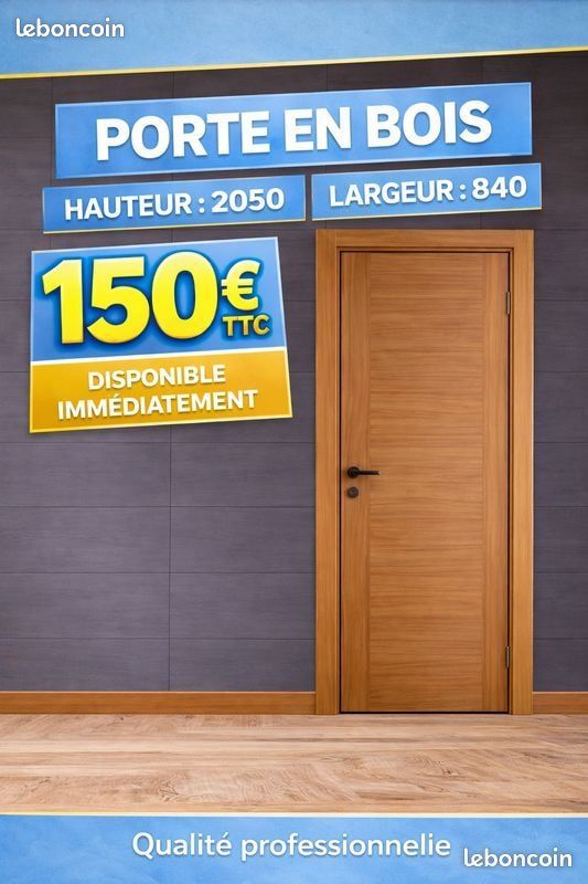 Porte d'interieur bois (image 1)