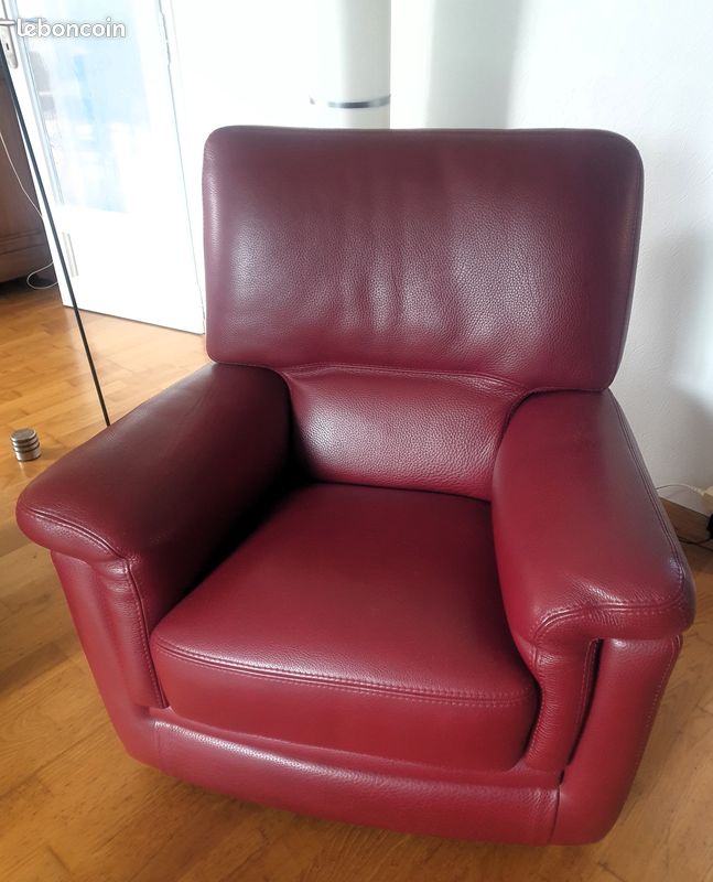 Fauteuil cuir (image 1)