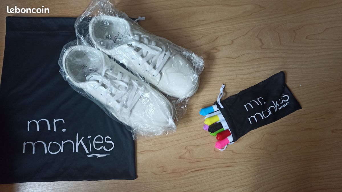Sneakers personnalisables - taille 38 (image 1)
