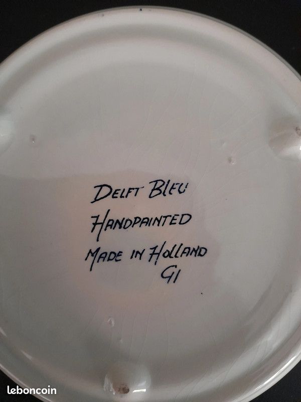 Jolie boite ancienne Delft bleue Made in Holland (image 7)
