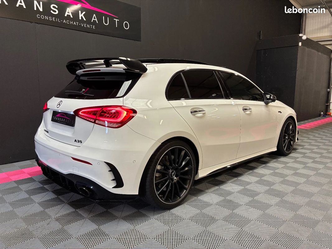 Mercedes classe a 35 amg 7g-dct / pack aéro / baquet / burmester / 2 pneus neufs (image 5)