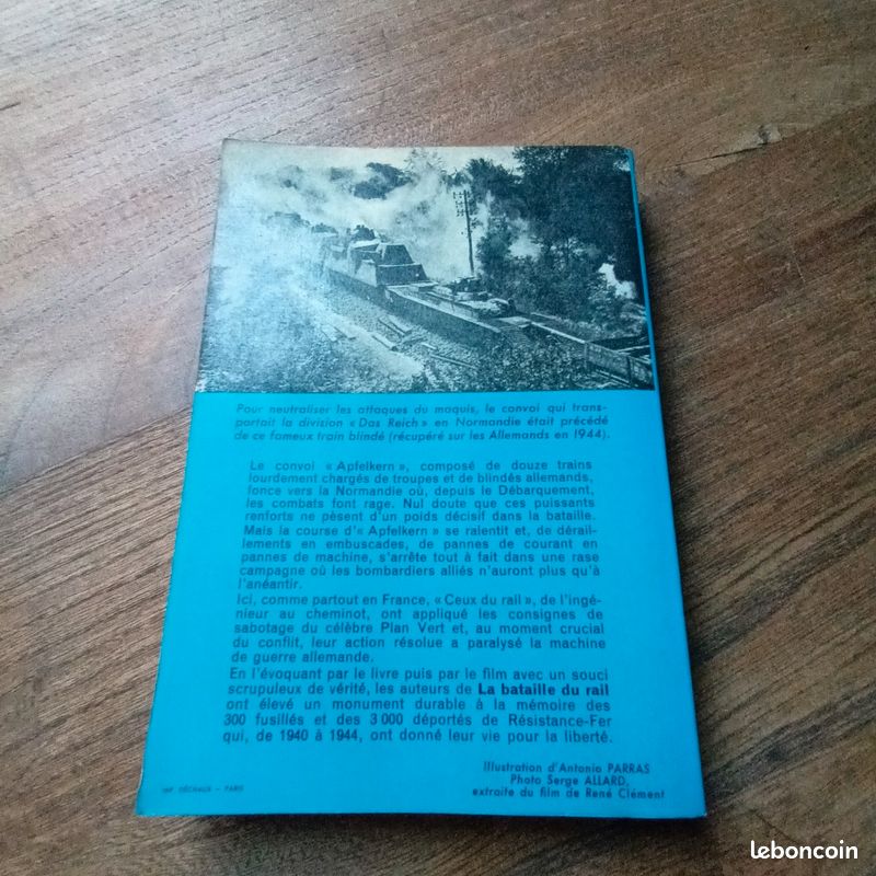 La bataille du rail - R. Clément et C. Audry - J'ai Lu Leur Aventure N° A160 - 1967 (image 2)