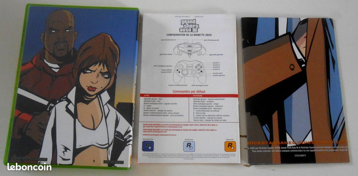 GRAND THEFT AUTO III GTA (PlayStation 2, 2001) Black Label PS2 No Manual EUR 4,62 - FR