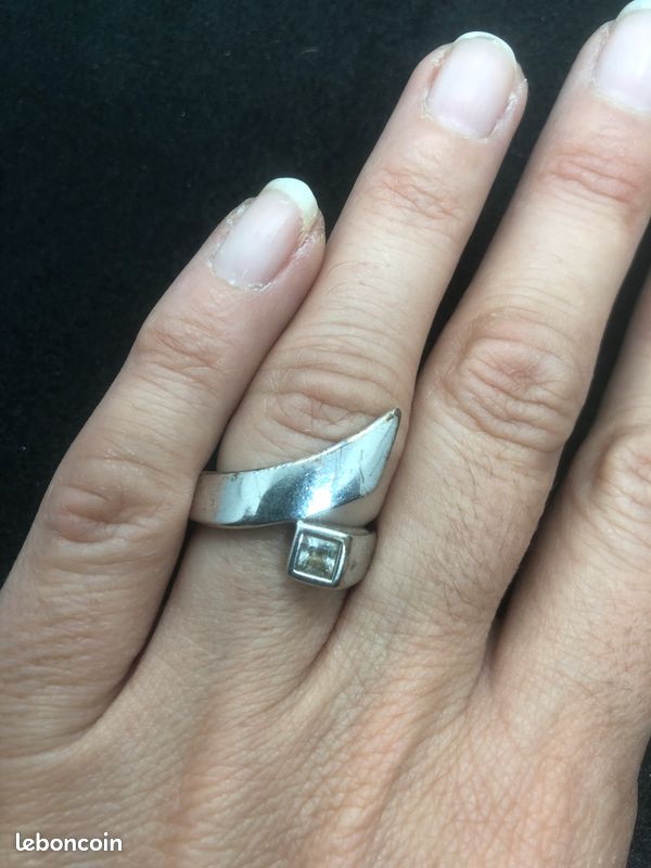 Bague argentée Pierre Lang Taille 16,1 mm Montres Bijoux