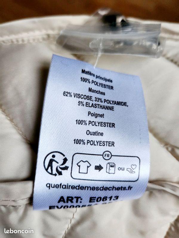 Veste matelassé femme neuve taille 3 (image 4)