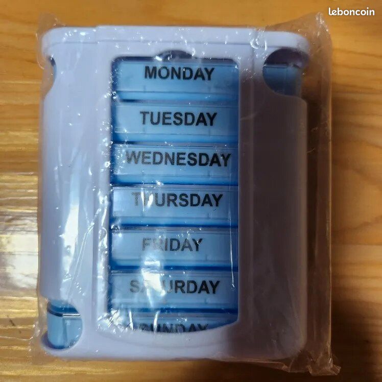 Pilulier Hebdomadaire 7 Jours 2 Fois Par Jour AMPM Pour Mdicaments
