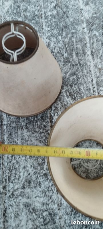 3 petits abat jours anciens (image 6)