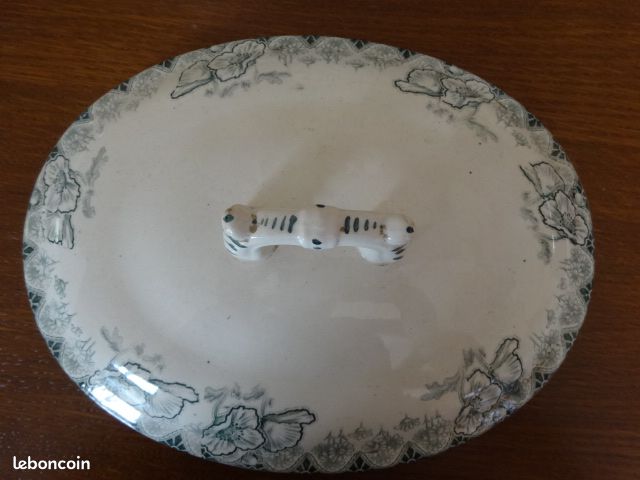Soupière légumier vintage "Terre de fer" (au marché de Berry) (image 12)
