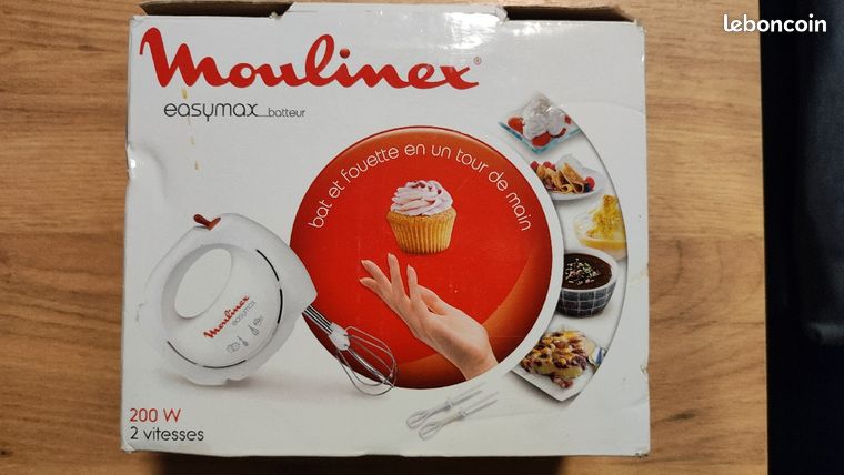 Batteur de cuisine, Moulinex, Easymax, 200w 2V