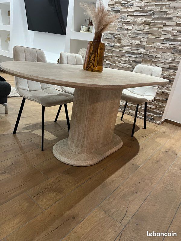 Lot de Table À Manger et Table Basse (image 4)