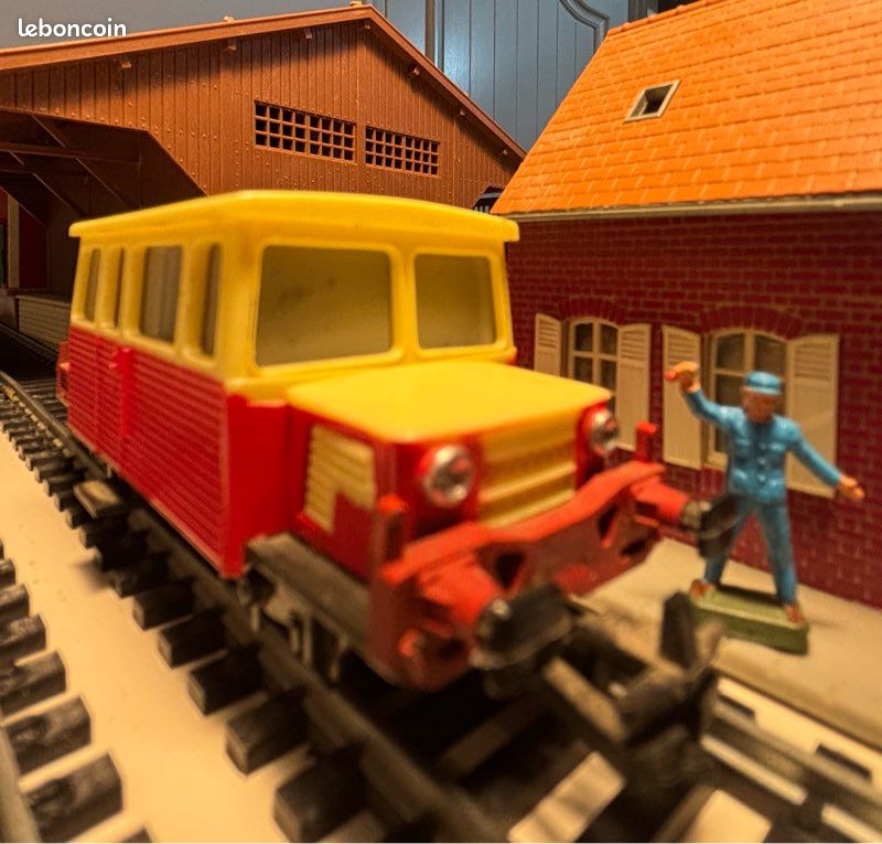 JOUEF 8525 HO - Draisine DU 65 ép III SNCF Avec Sa Remorque Jouef France Fr Id4049