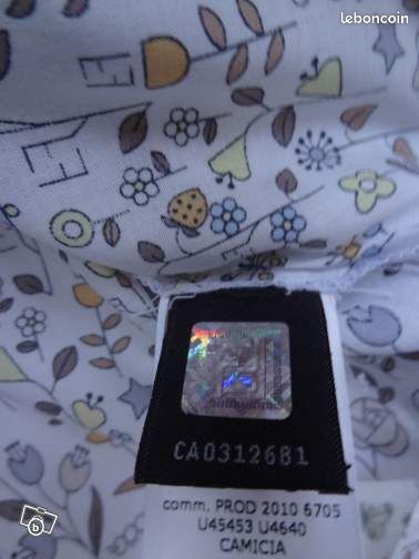 Blouse Fendi Véritable 8/10 ans (image 3)