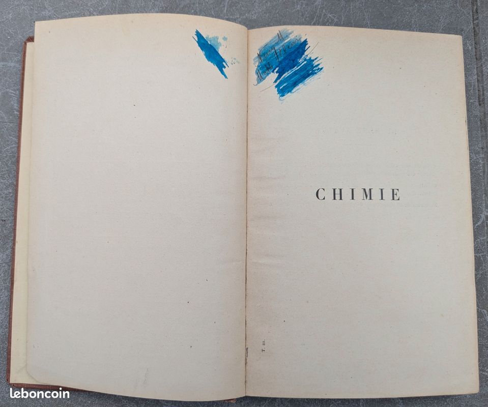 Livre ancien : Chimie Vuibert 1914 (image 4)
