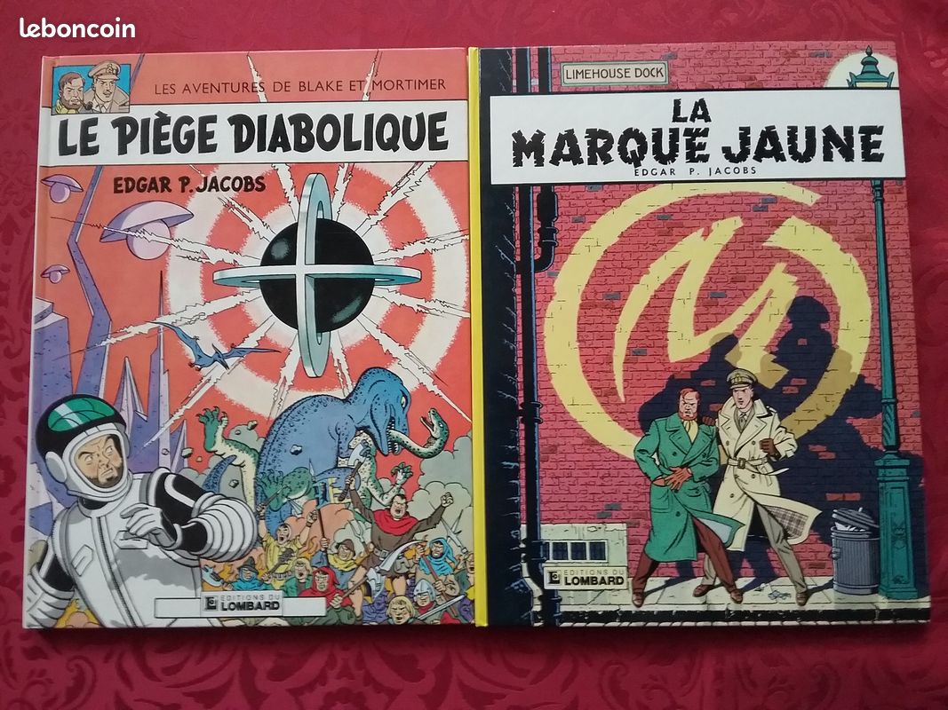 Les aventures de Blake et Mortimer . Le piège diabolique , et , la marque jaune (image 1)