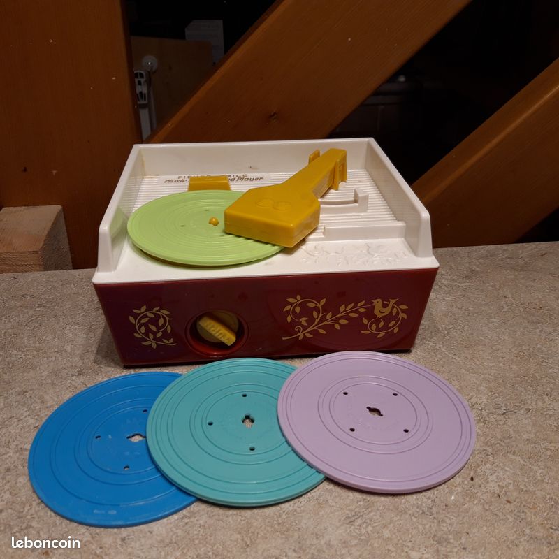 Tourne-disque vintage Fisher-Price (image 1)
