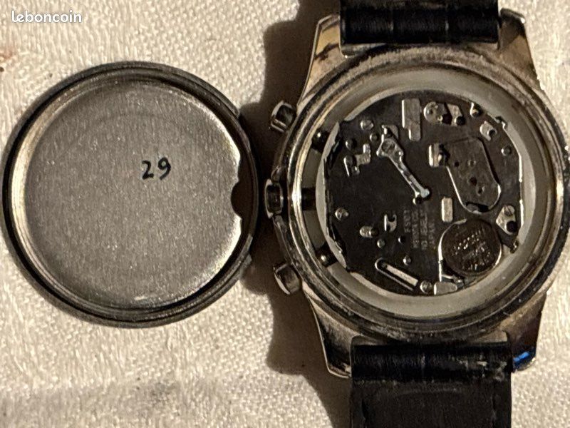 Louis Pion Chronographe – Quartz Miyota FS01 – Cadran noir (image 4)