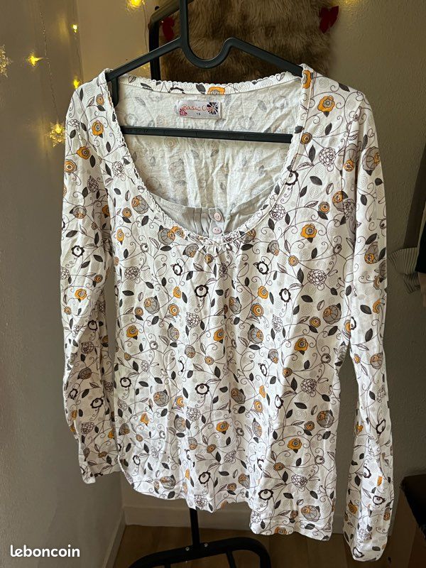 T-shirt manche longue/soirée (image 1)