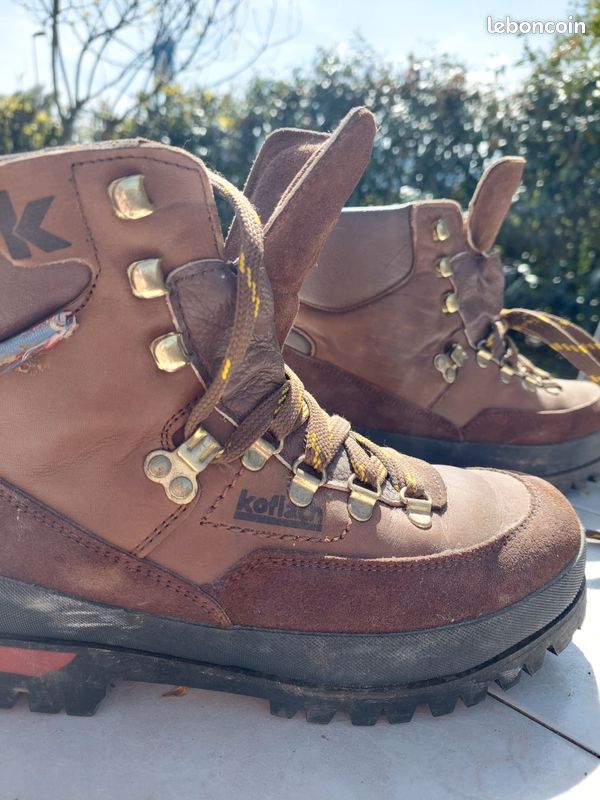 Chaussures De Montagne Hivernales – K O F L A C H – Pointure 41 – Violet – Fabriquées Italie