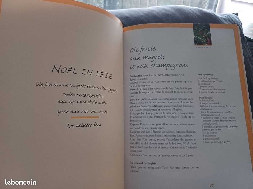 Livre de cuisine: A, la table de Sophie (image 9)