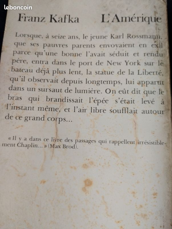 Kafka L'AMÉRIQUE (image 2)