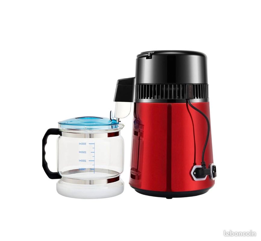 NOUVEAU Distillateur d’eau domestique Appareil de distillation en acier inoxydable (image 1)