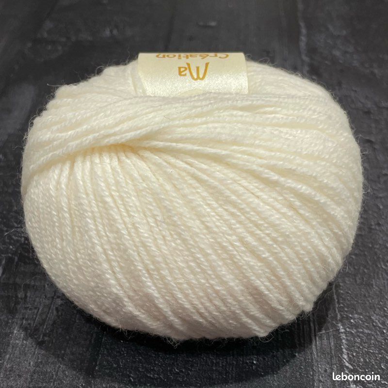 Alpaga yack mérinos et soie Noble AB naturel sans teinture 10 pelotes de 50g 120m (image 8)
