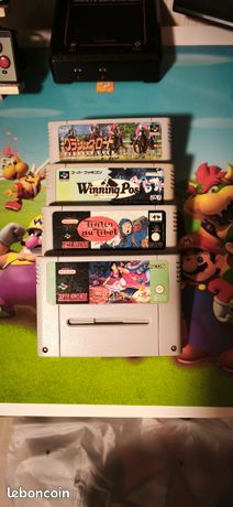 Lot De 3 Jeux SNES Complets - Dont Mario Paint - Occasion Bon état