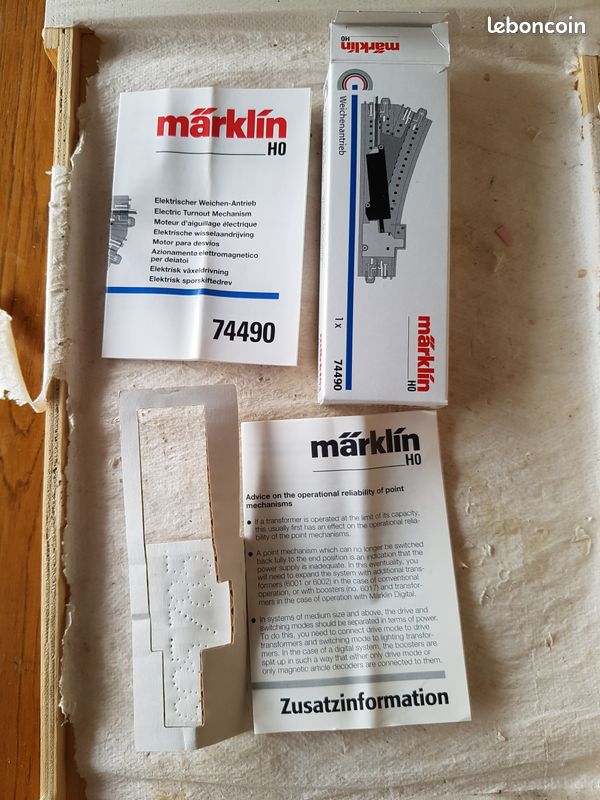 Moteur D'aiguillage électromagnétique Märklin Voie C HO 1/87, Occasion Comme Neuf