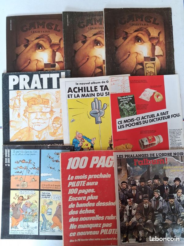 Lot 9 magazines Pilote mensuel 1979 -1980 (image 4)