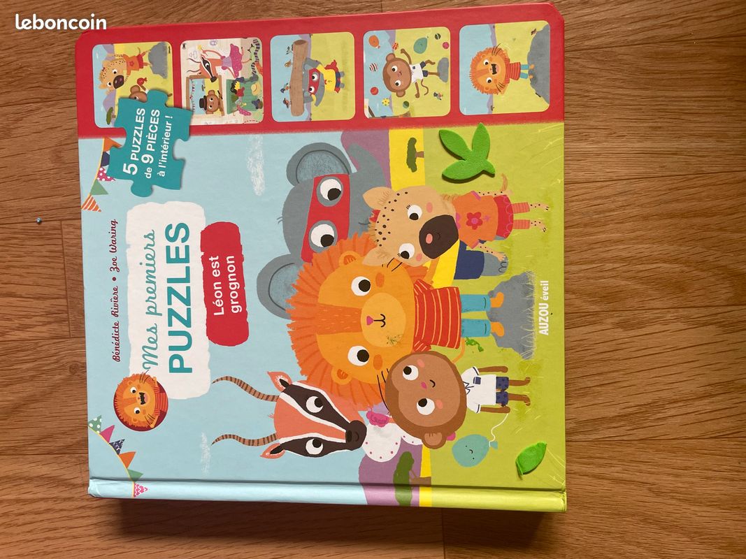 Mes premier puzzles livre Léon est grognon (image 2)