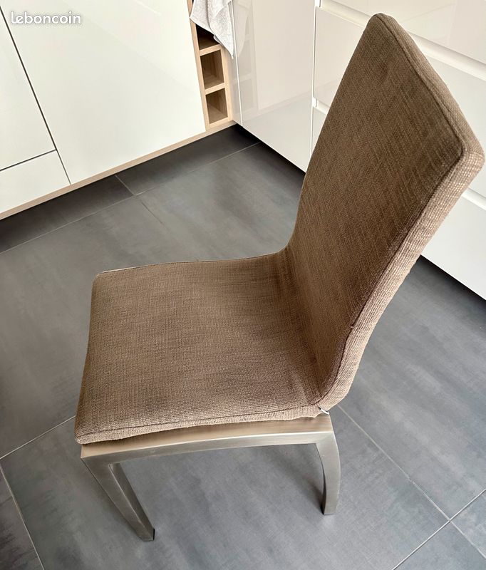 Chaise BoConcept metal et tissu (image 2)