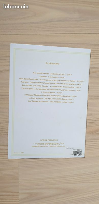 Partitions percus-sons claude giot RO-JU-FLO Gianni sicchio (image 2)